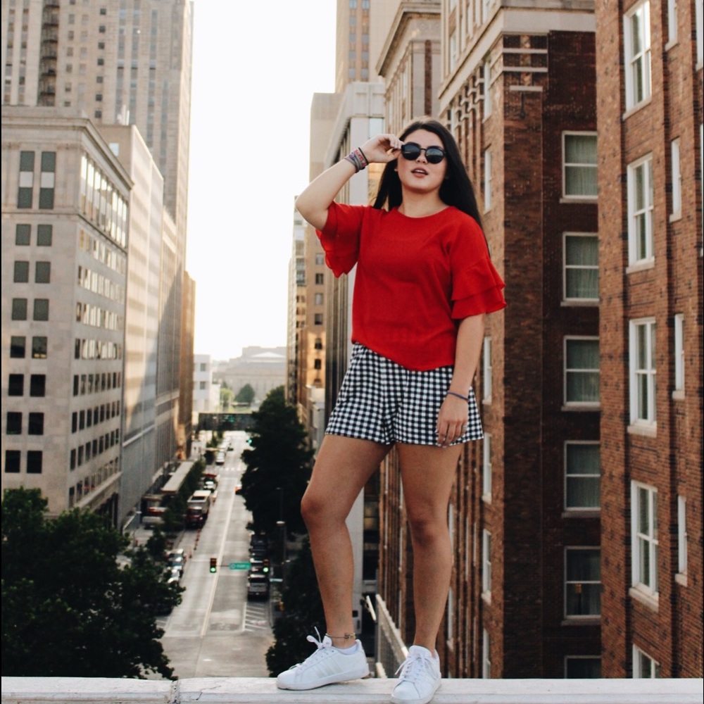 Gingham shorts